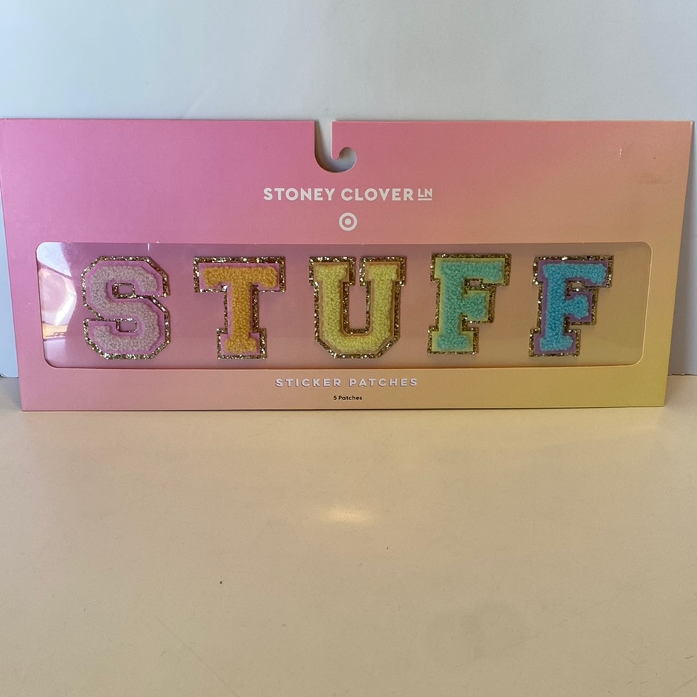 NWT Stoney Clover Lane “Stuff” Sticker Patches